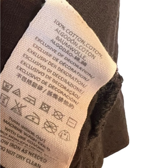 Free People Open Back Embroidered Tank size Medium Brown / Gold - Picture 5 of 9